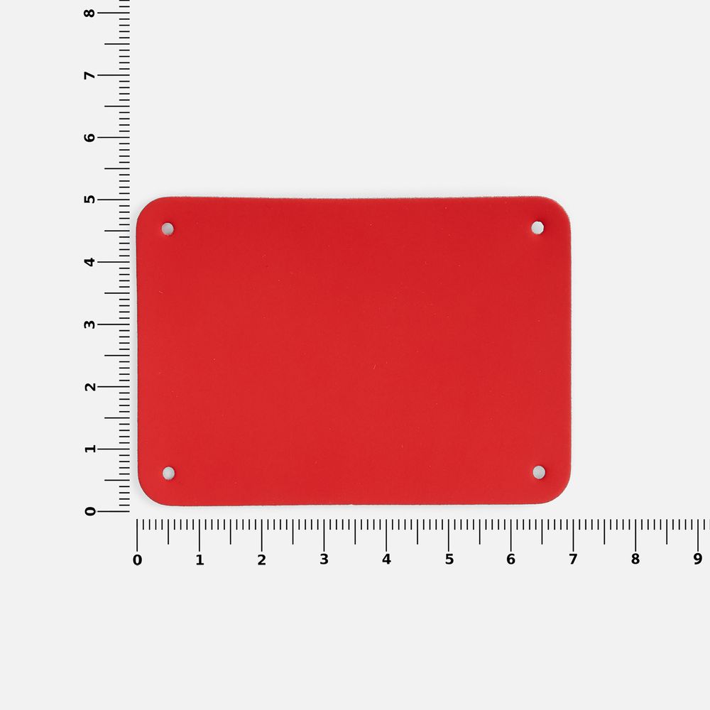 Лейбл Eta Soft Touch, XL, красный