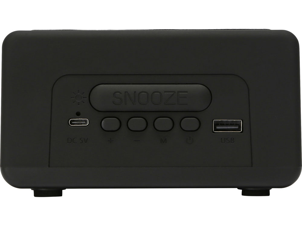 Беспроводная колонка с часами и функцией беспроводной зарядки Sentry