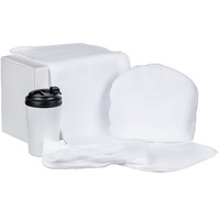 Набор Fleecy с термостаканом, синий