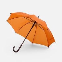 Зонт-трость Standard, белый с серебристым внутри