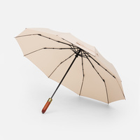 Зонт складной Cloudburst в подарочной упаковке, черный