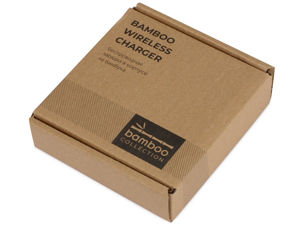 Беспроводное зарядное устройство из бамбука Cap