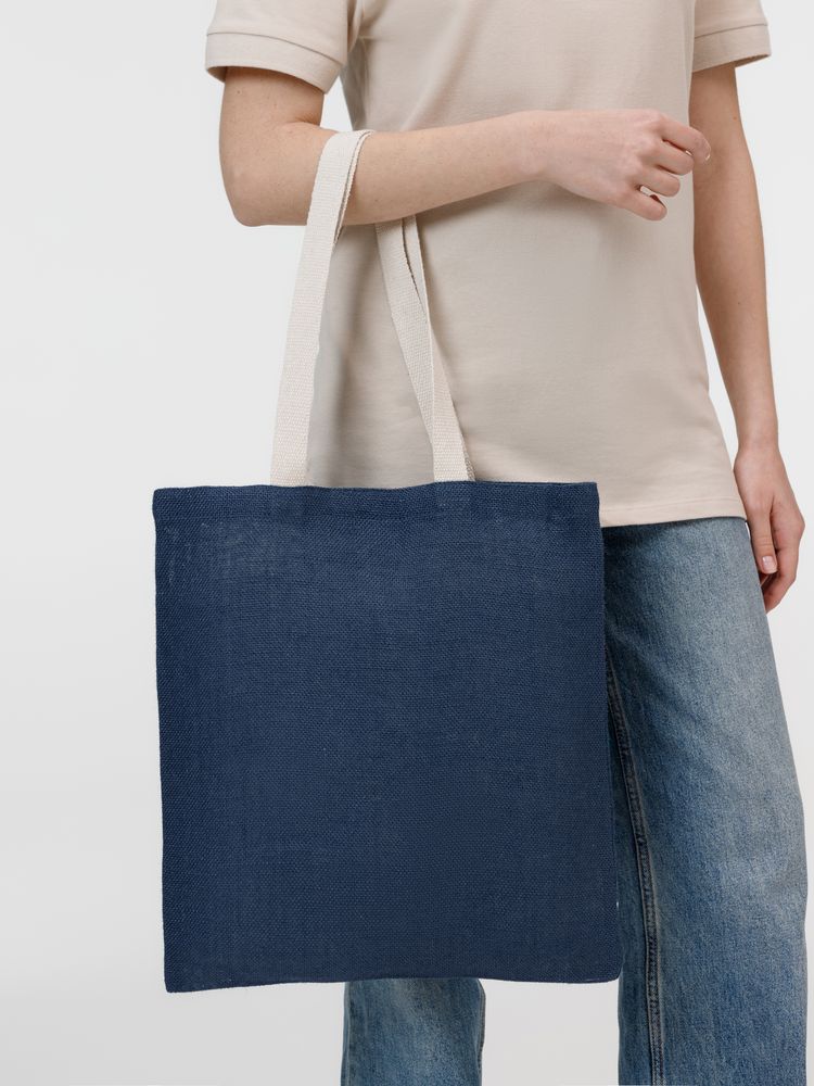 Холщовая сумка на плечо Juhu, синяя