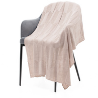 Плед Rombus, синий (дымчатый)