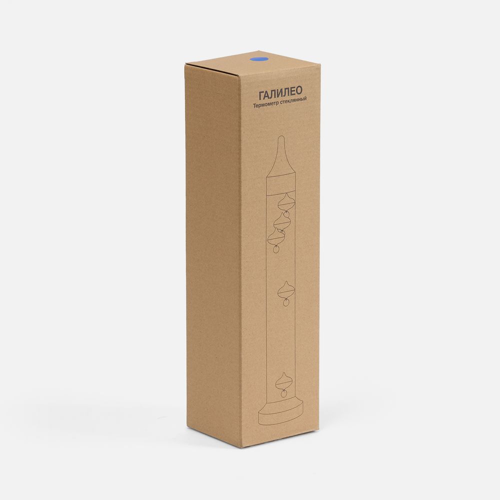 Термометр стеклянный «Галилео», голубой
