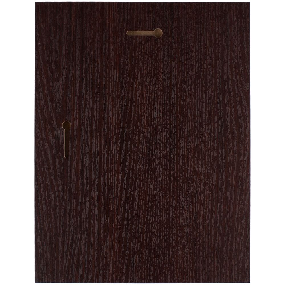 Плакетка Plaque, большая, вишня с серебристой пластиной