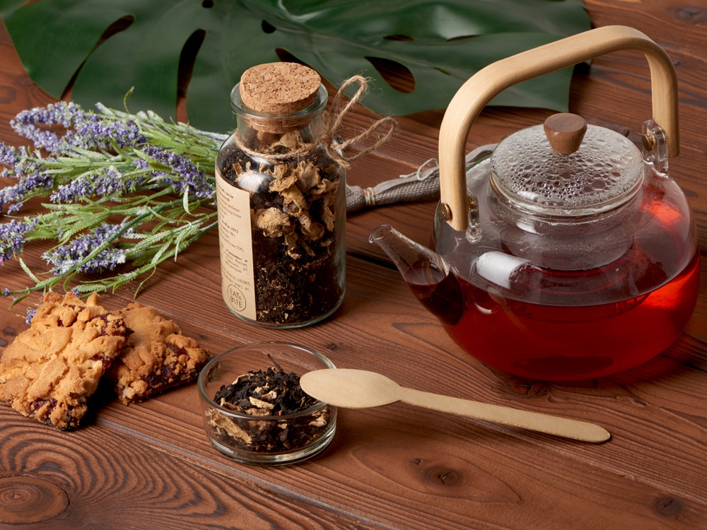 Чай черный с соком имбиря и клюквой, мини