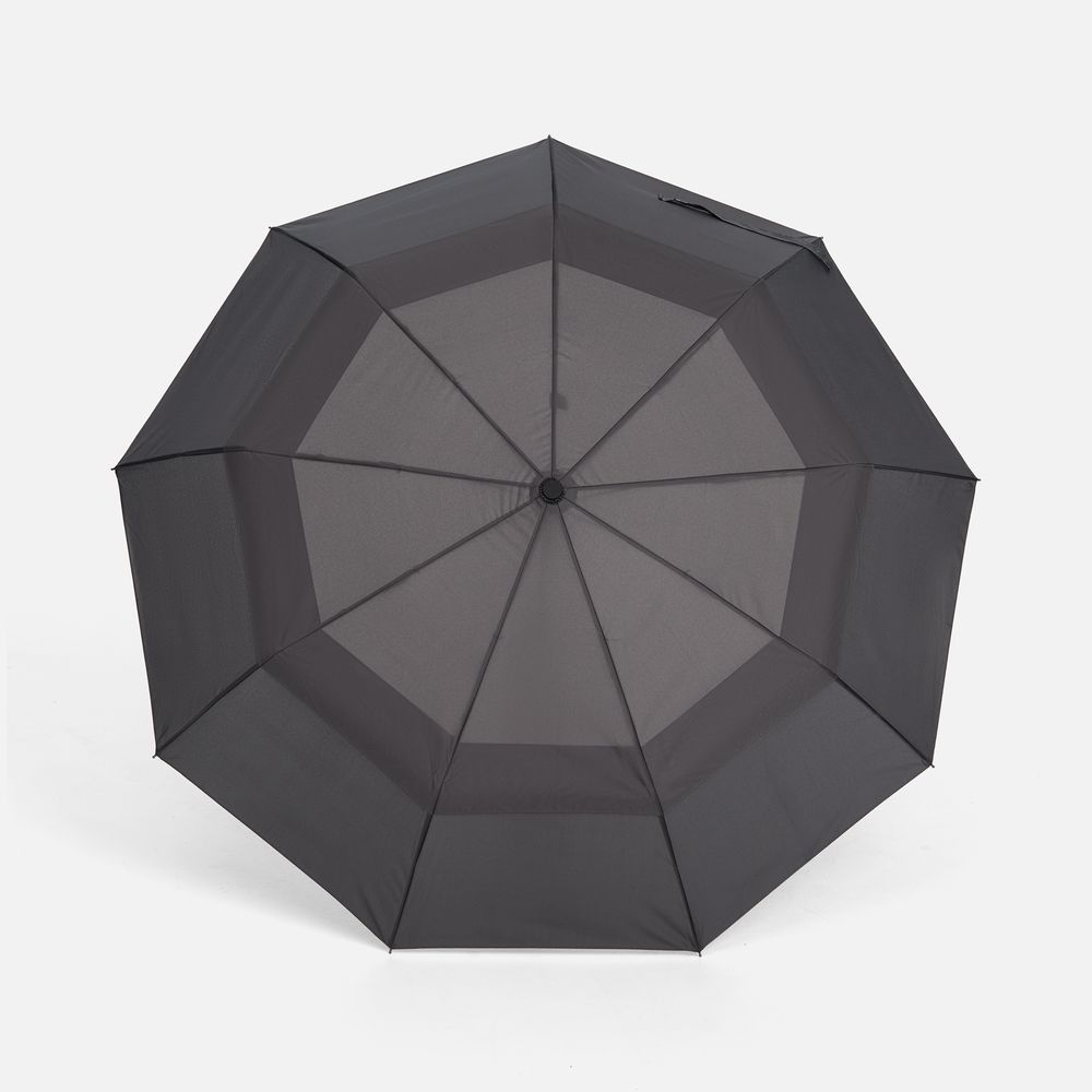 Складной зонт Dome Double с двойным куполом, серый