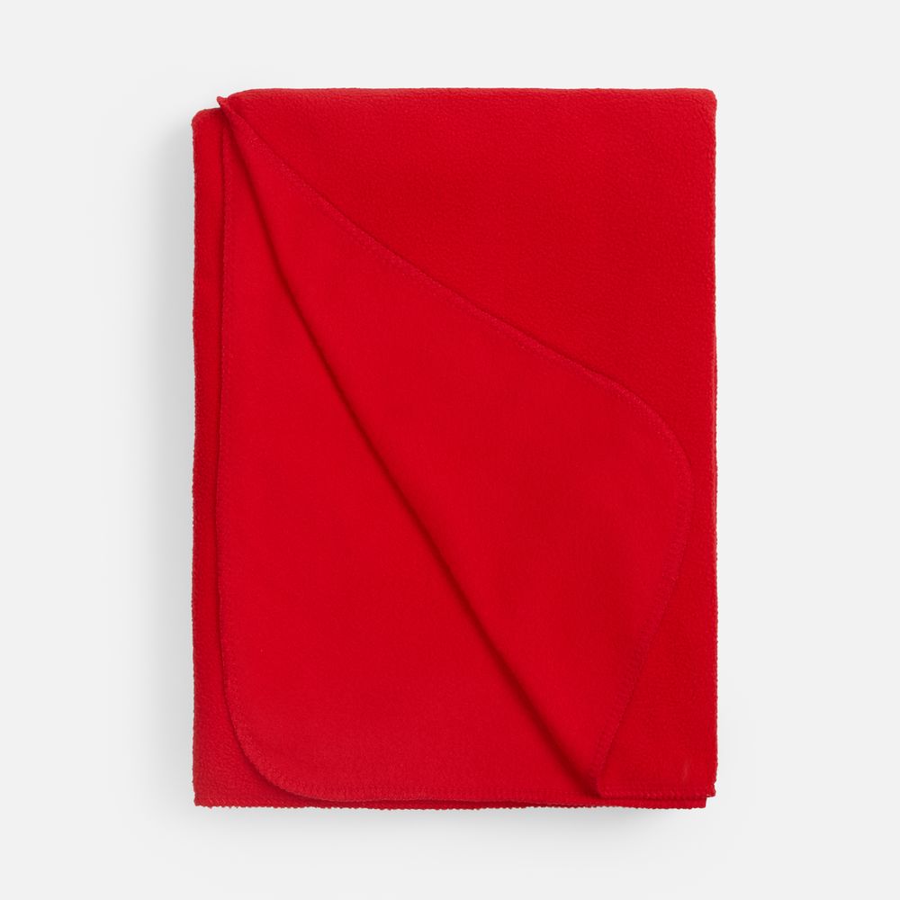 Флисовый плед Warm&Peace, красный