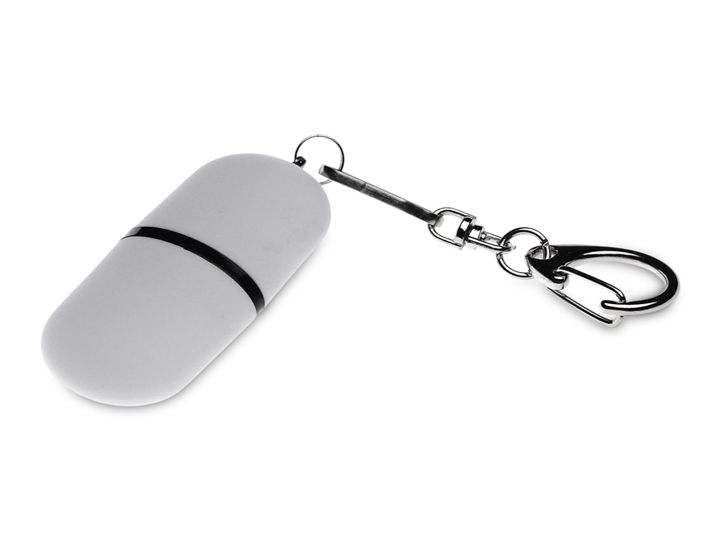 USB 2.0- флешка Goutte Soft-touch на 32 Гб каплевидной формы
