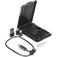 Органайзер с беспроводной зарядкой и набором адаптеров Octopod, белый