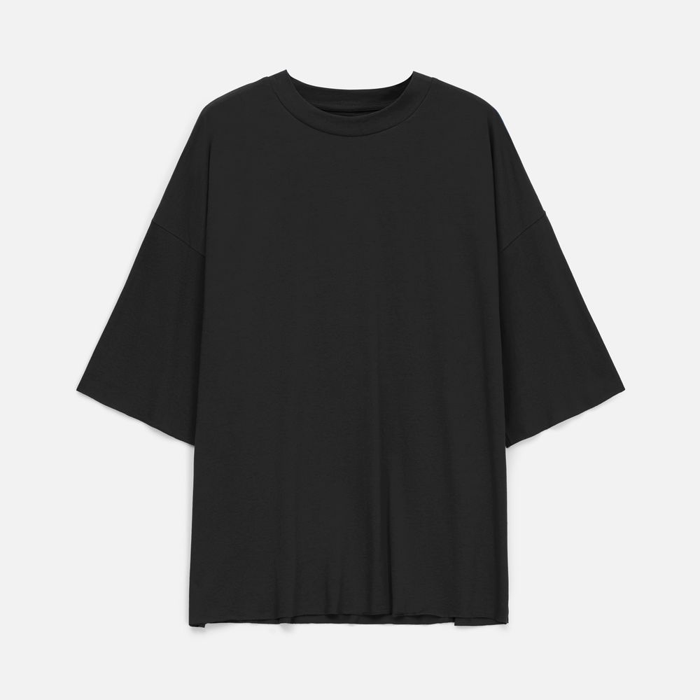 Футболка унисекс оверсайз T1, черная
