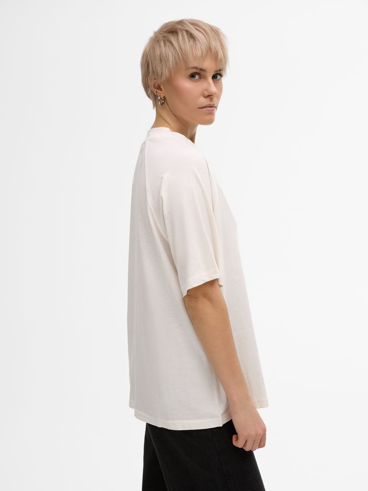 Футболка унисекс оверсайз T2, молочно-белая