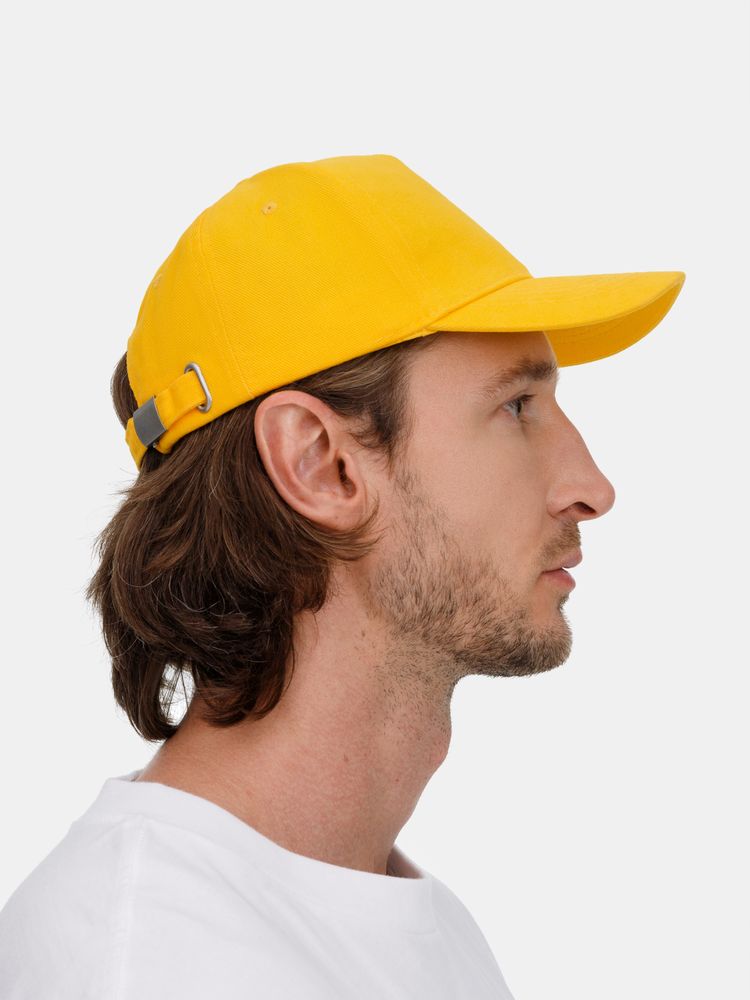 Бейсболка Long Beach, желтая