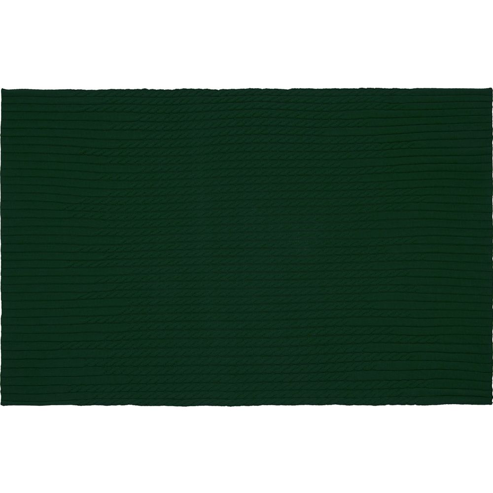 Плед Tressa, темно-зеленый