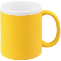 Кружка StopSpot с покрытием софт-тач, черная