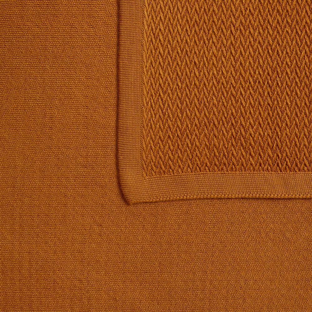 Плед Ornato, оранжевый (светлое золото)