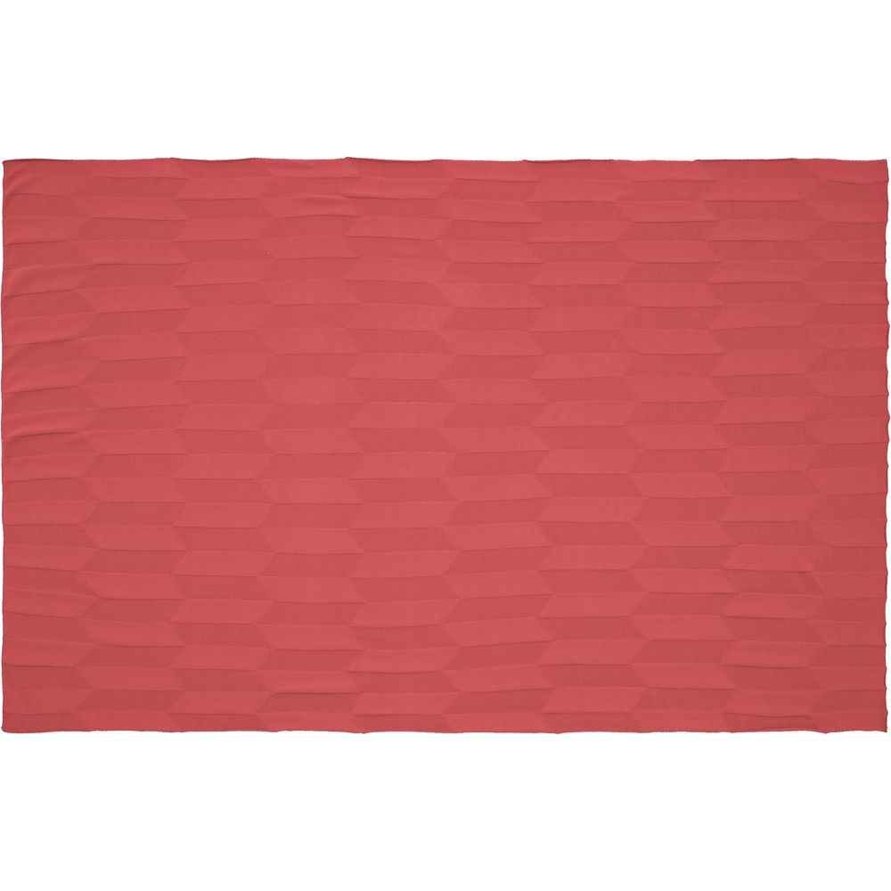 Плед Rombus, темно-розовый (коралл)