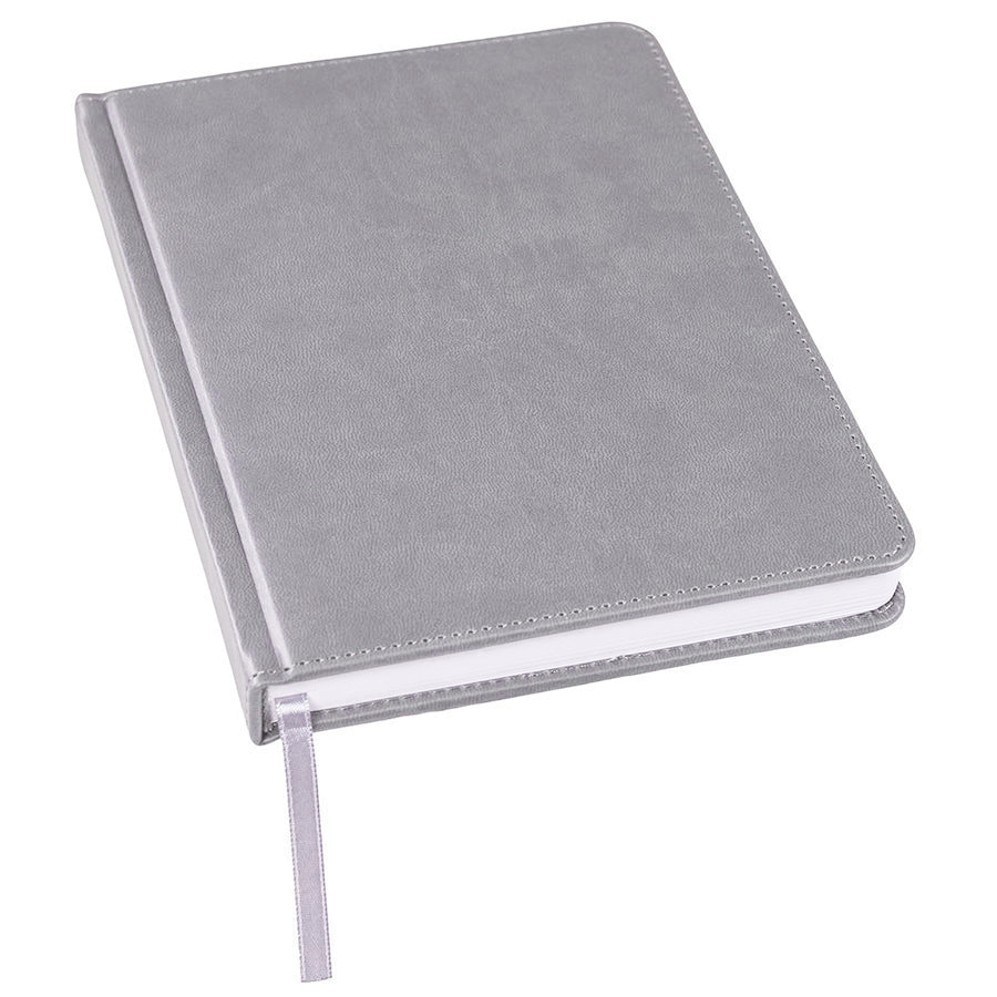 Ежедневник недатированный Bliss, А5,  бордовый, белый блок, без обреза