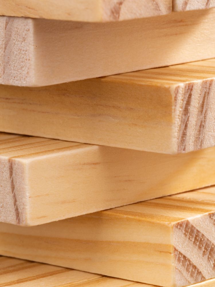 Игра «Деревянная башня мини», неокрашенная