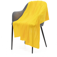 Плед Rombus, синий (дымчатый)