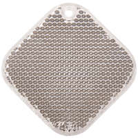 Светоотражатель «Квадрат», неон-желтый