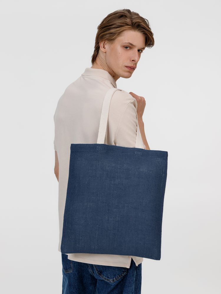 Холщовая сумка на плечо Juhu, синяя