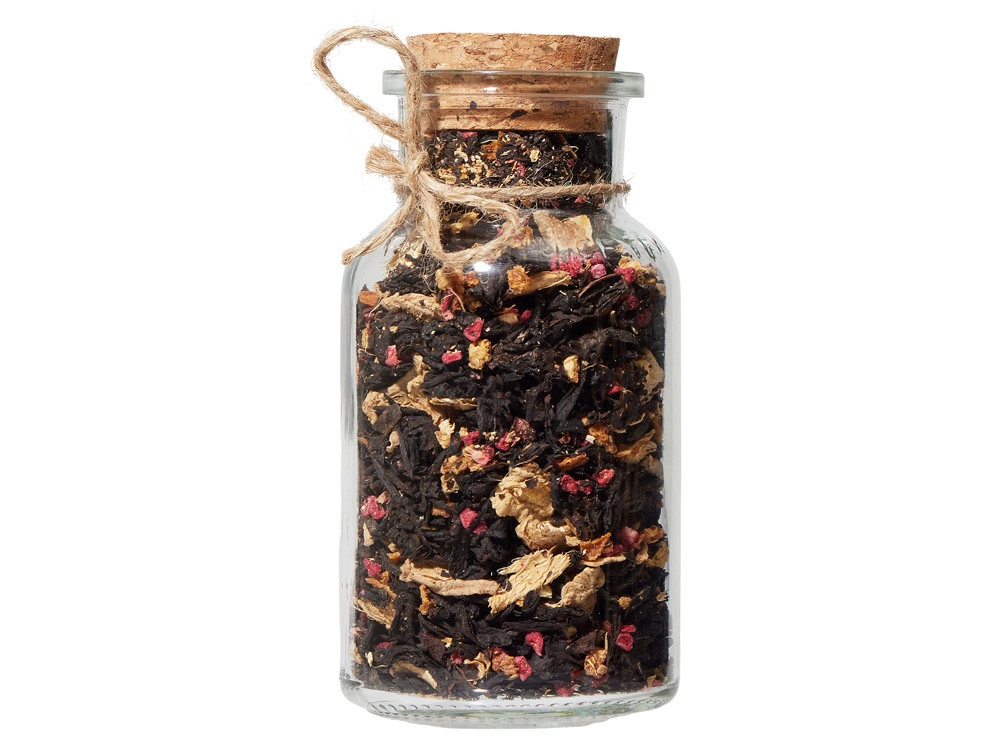 Чай черный с соком имбиря, карамелью и грецким орехом, мини