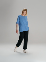 Футболка оверсайз унисекс Vozduh, черная