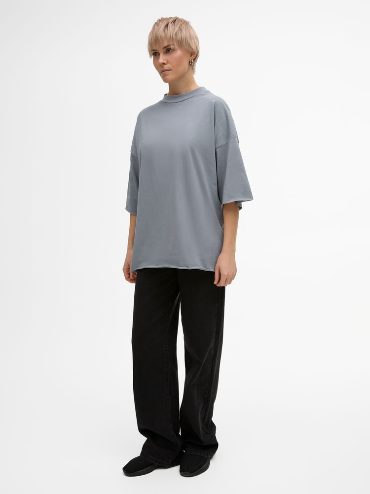 Футболка унисекс оверсайз T1, серая
